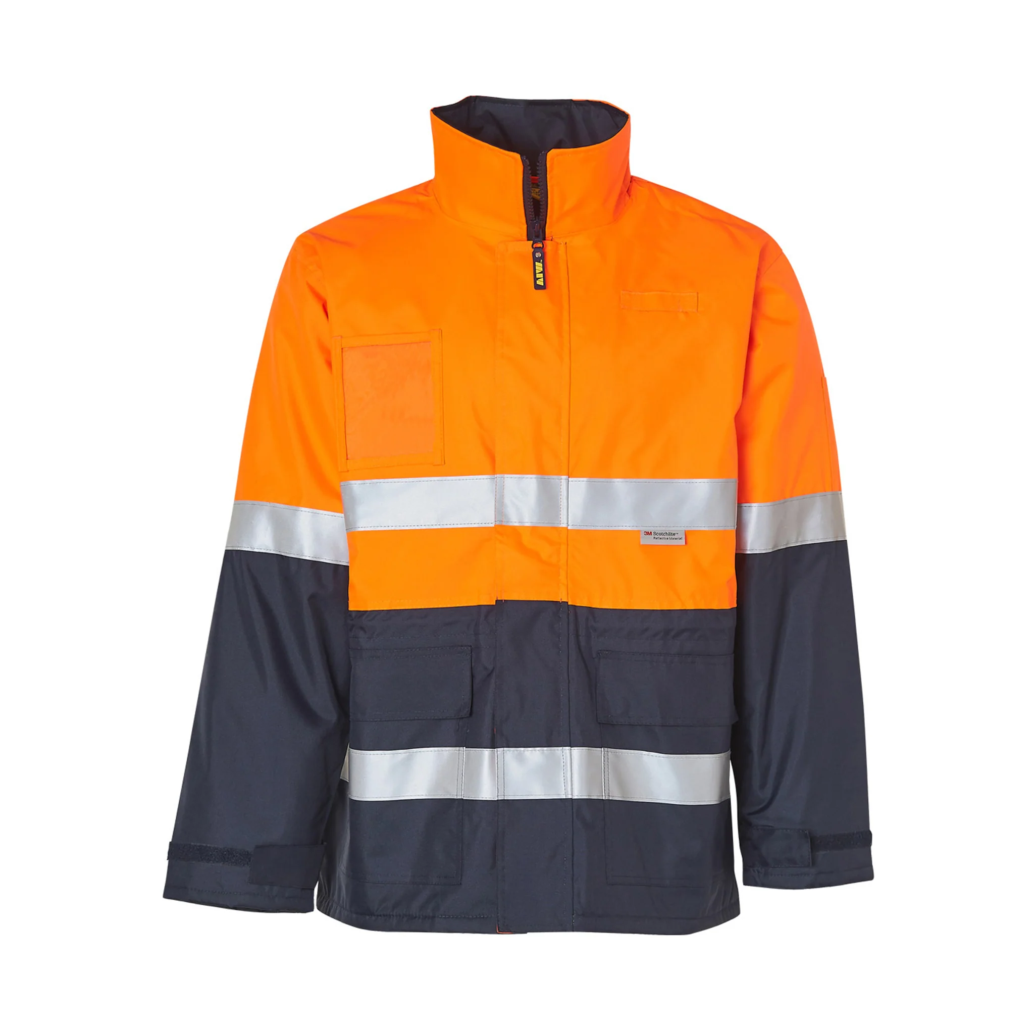 AIW Hi Vis Long Line Safety Jacket with 3M Tape - Image 5