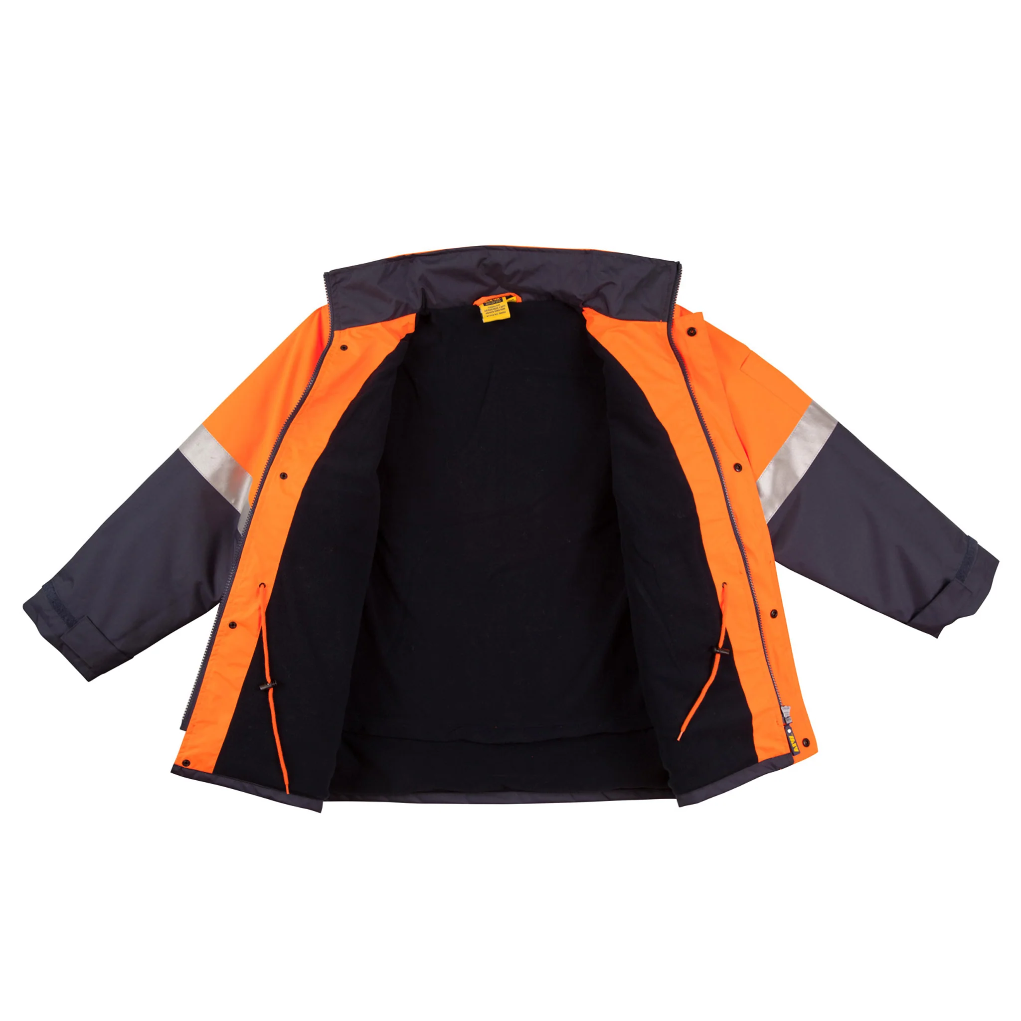 AIW Hi Vis Long Line Safety Jacket with 3M Tape - Image 7