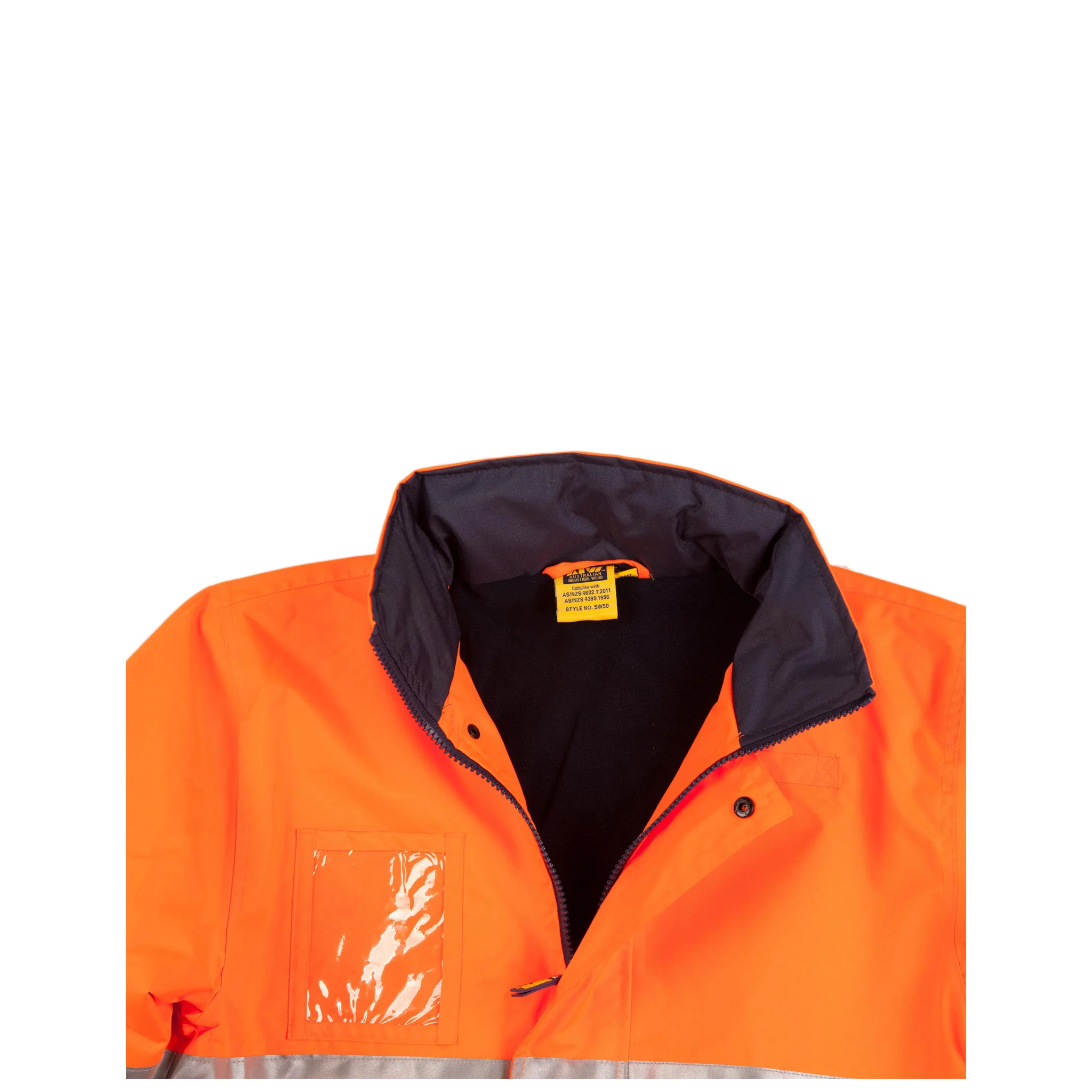 AIW Hi Vis Long Line Safety Jacket with 3M Tape - Image 8
