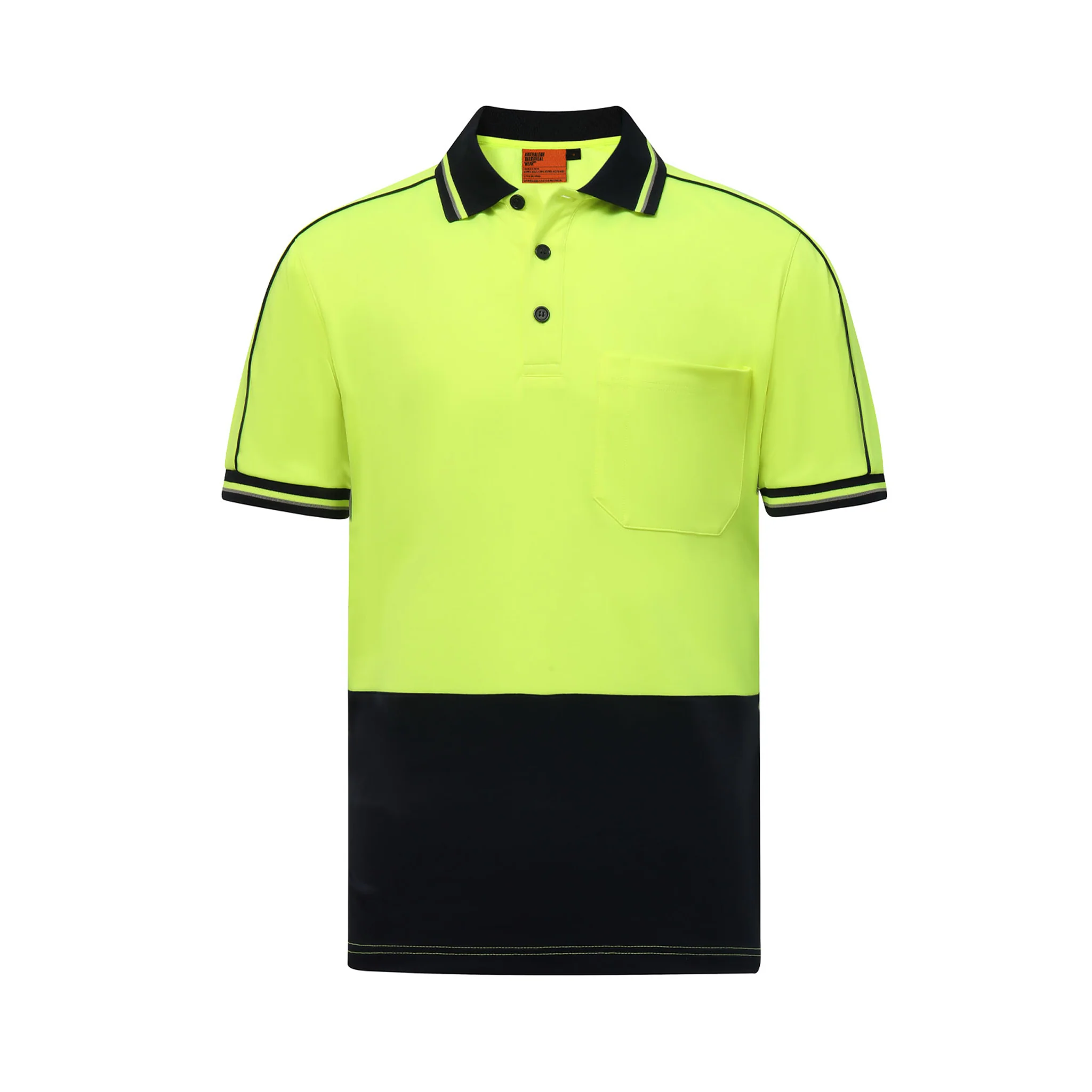 AIW Hi Vis Sustainable Cool-Breeze Polo - Image 7