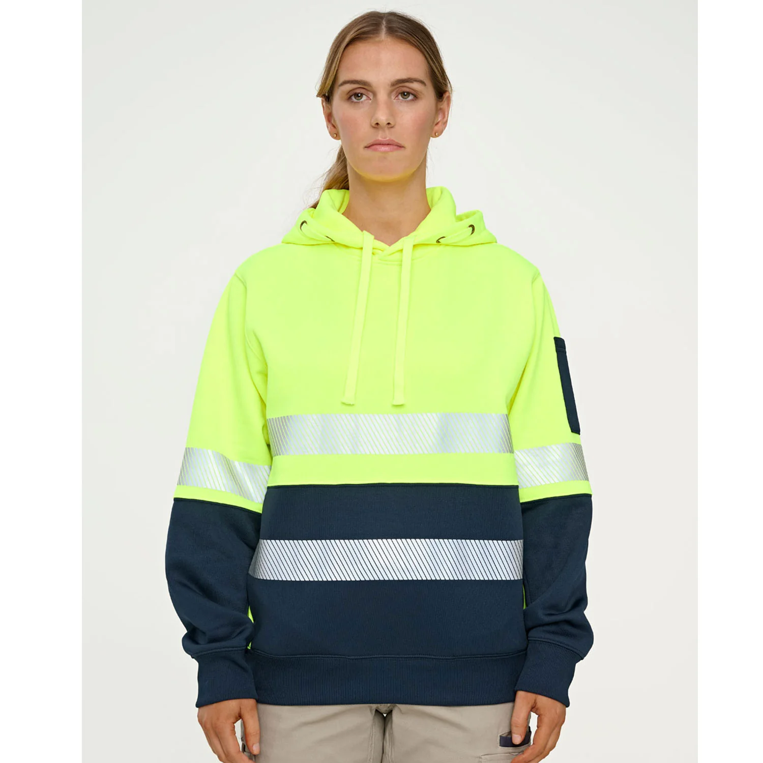 AIW Hi-Vis Two Tone Safety Hoodies with Segmented Tape - Image 6