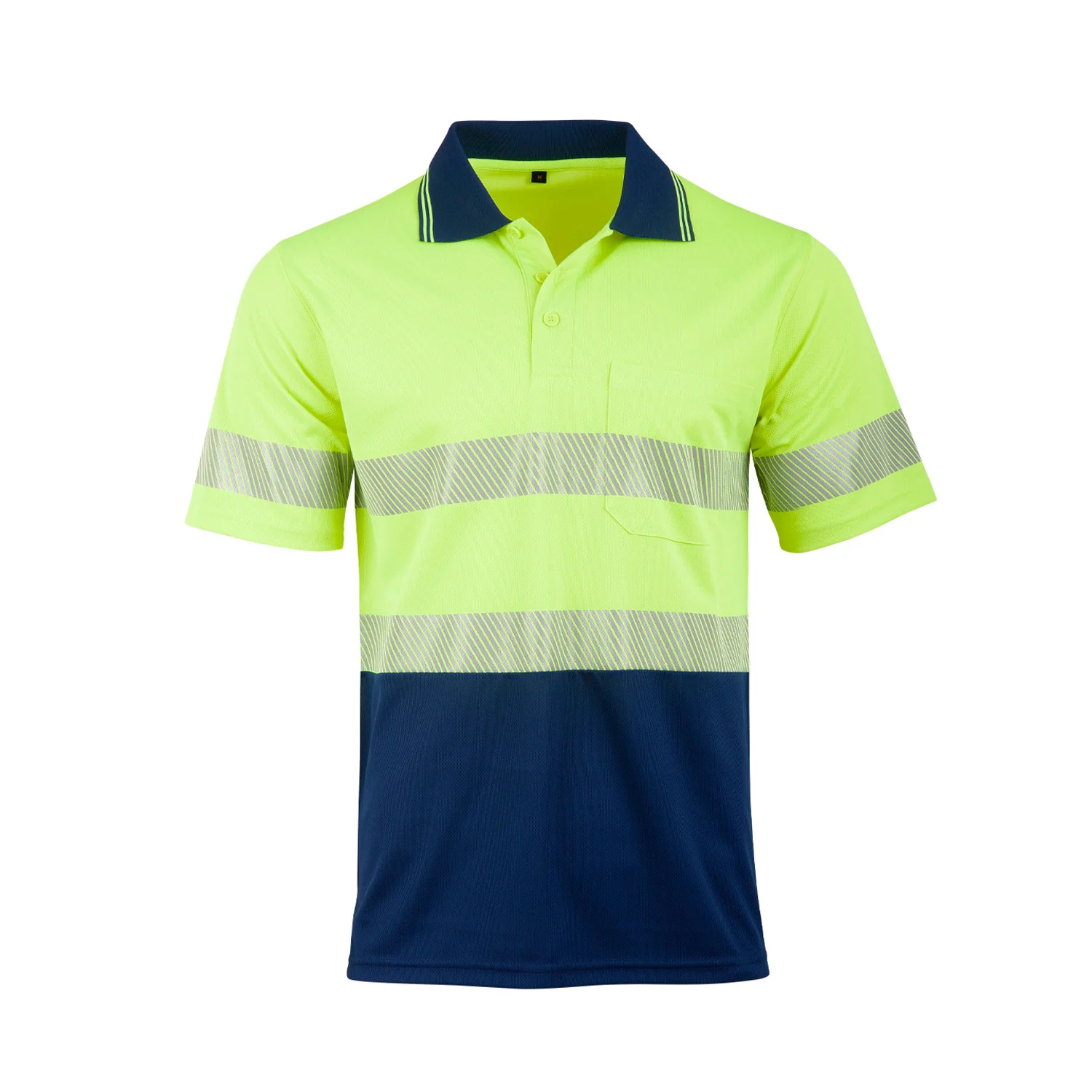 AIW Unisex Cooldry Segmented Tape S/S Polo - Image 7