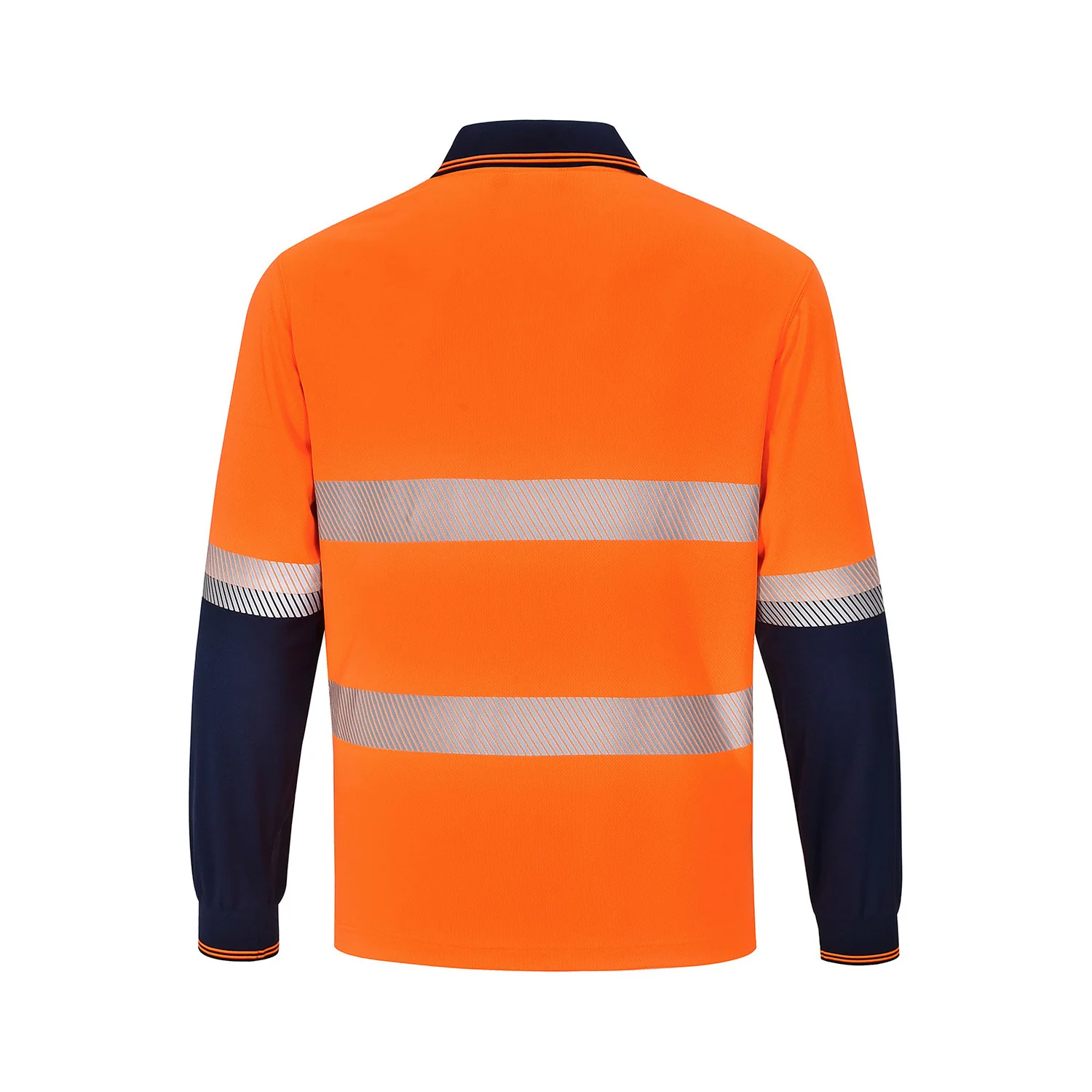 AIW Unisex Cooldry Segmented Tape L/S Polo - Image 6