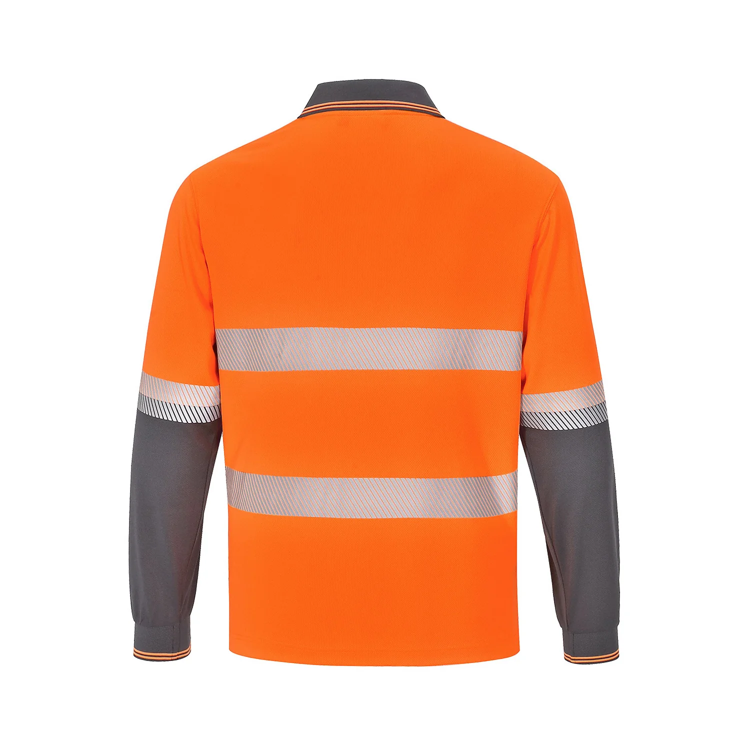 AIW Unisex Cooldry Segmented Tape L/S Polo - Image 8