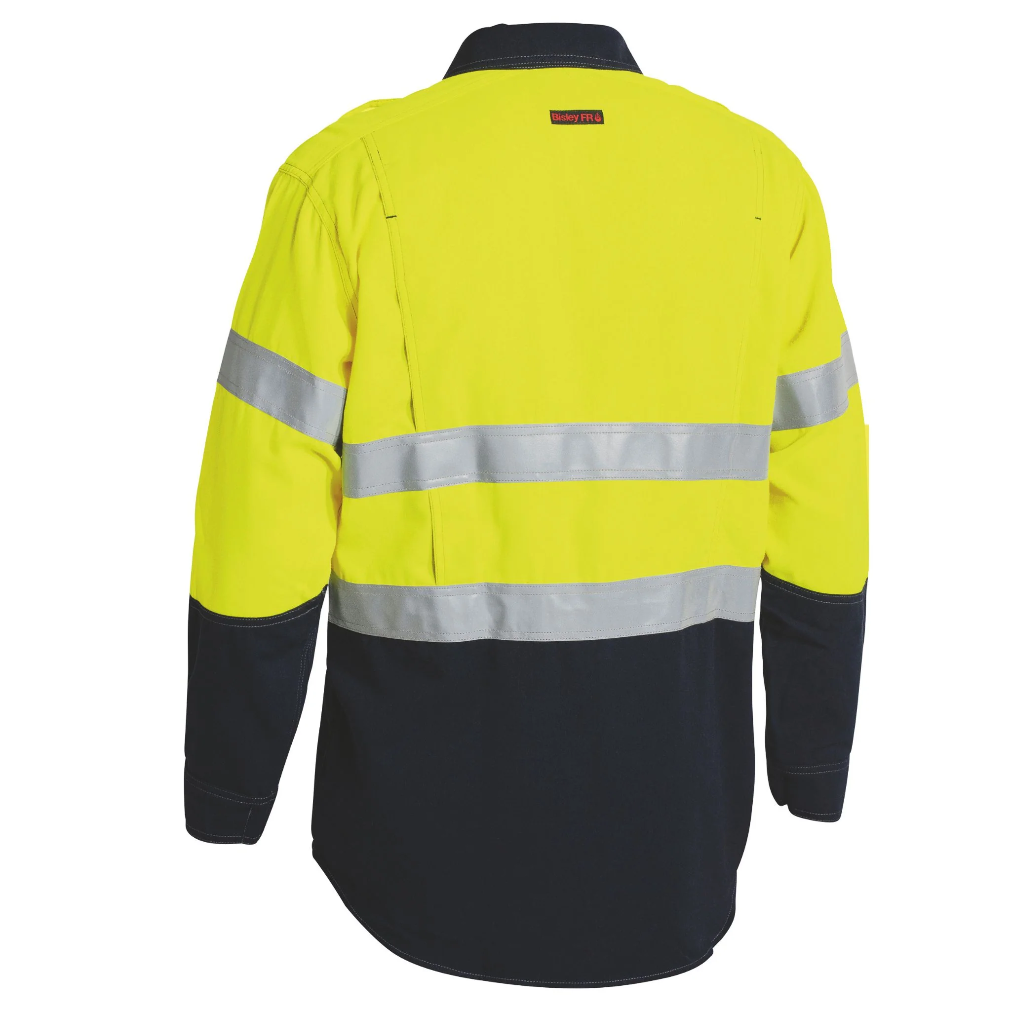 Bisley Tencate Tecasafe Plus 700 Taped Hi Vis FR Vented Shirt - Image 4