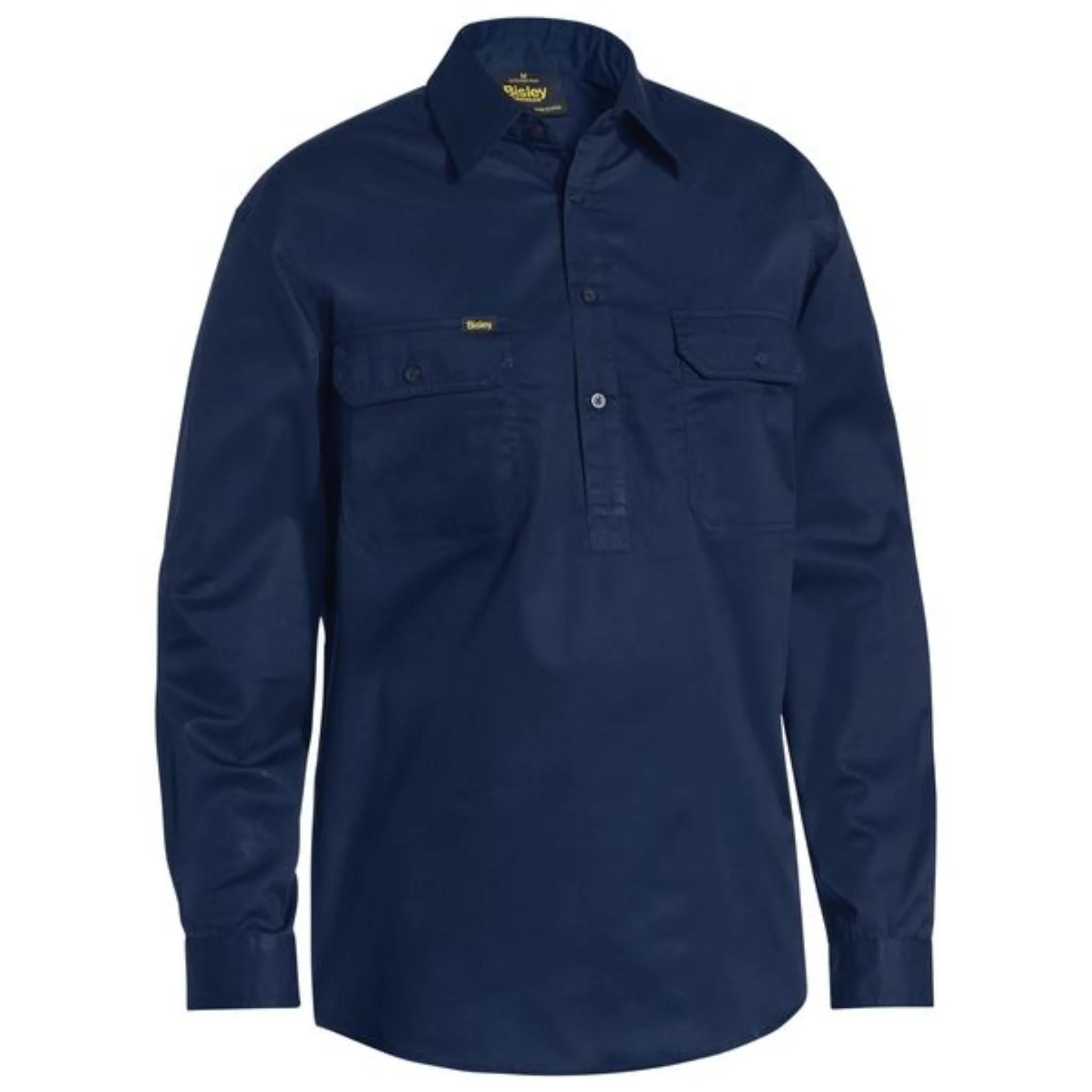 Bisley  Closed Front Cool Lightweight Drill Shirt - Image 3