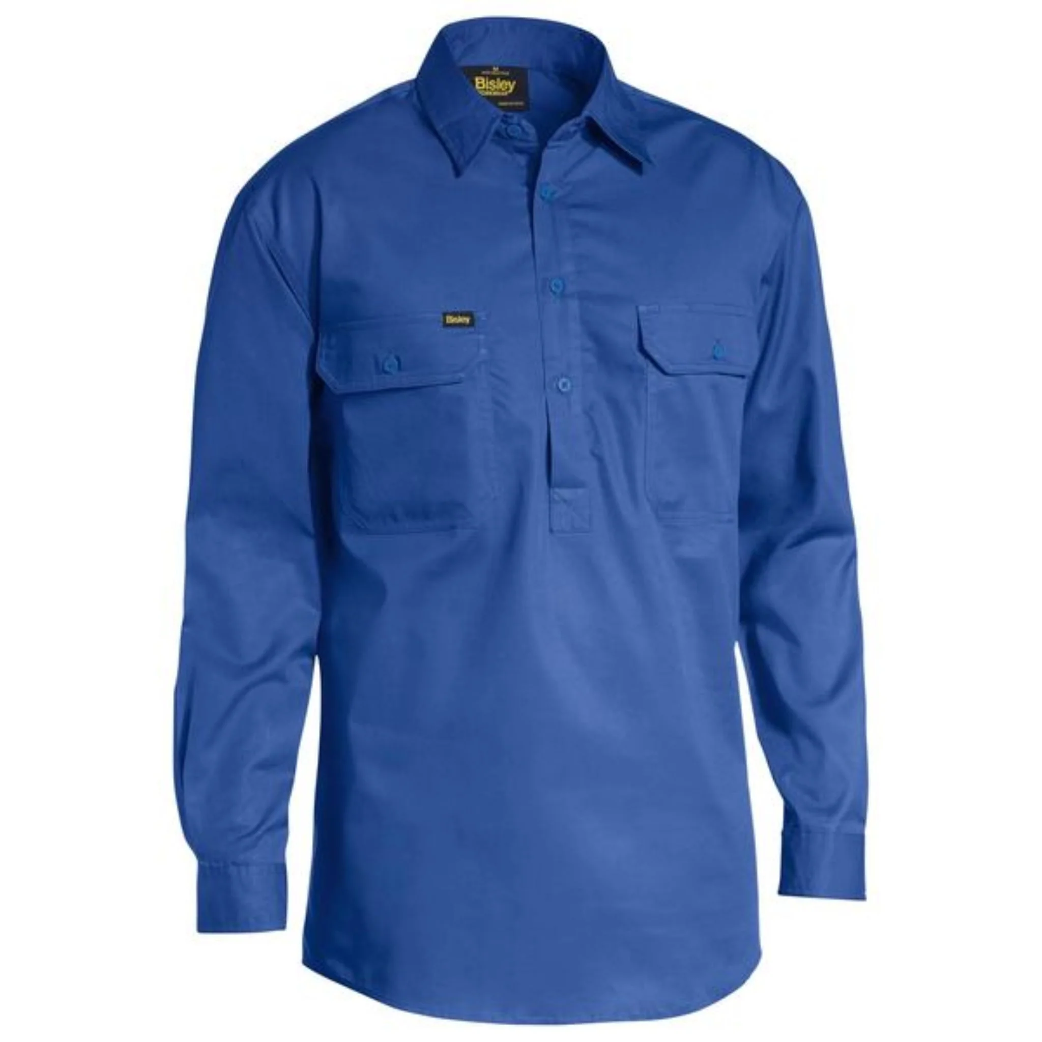 Bisley  Closed Front Cool Lightweight Drill Shirt - Image 5