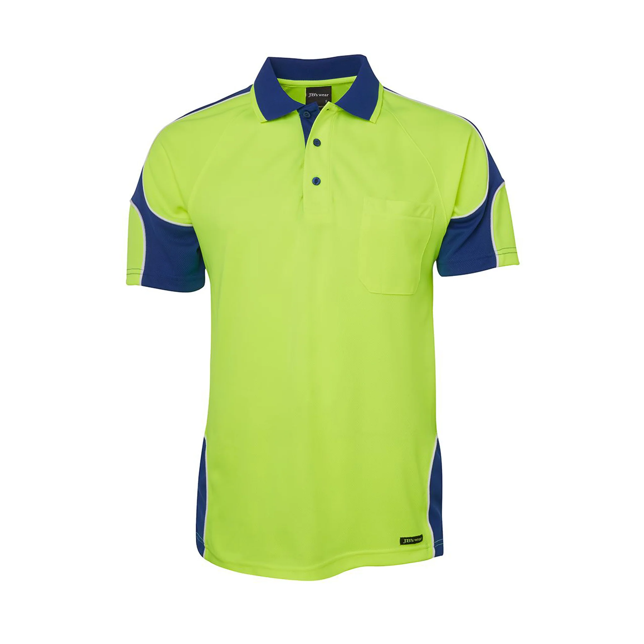 JB's Wear Hi Vis S/S Arm Panel Polo - Image 13