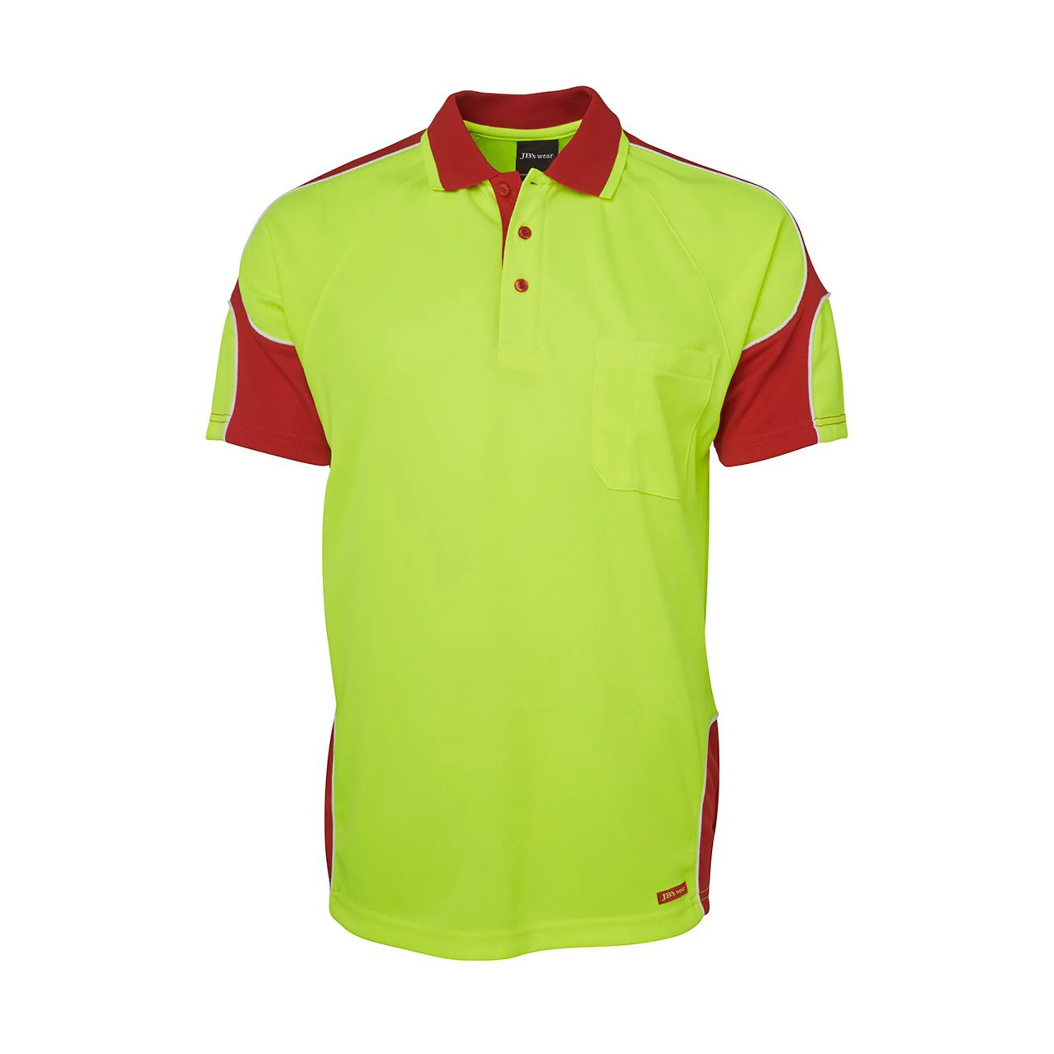 JB's Wear Hi Vis S/S Arm Panel Polo - Image 9