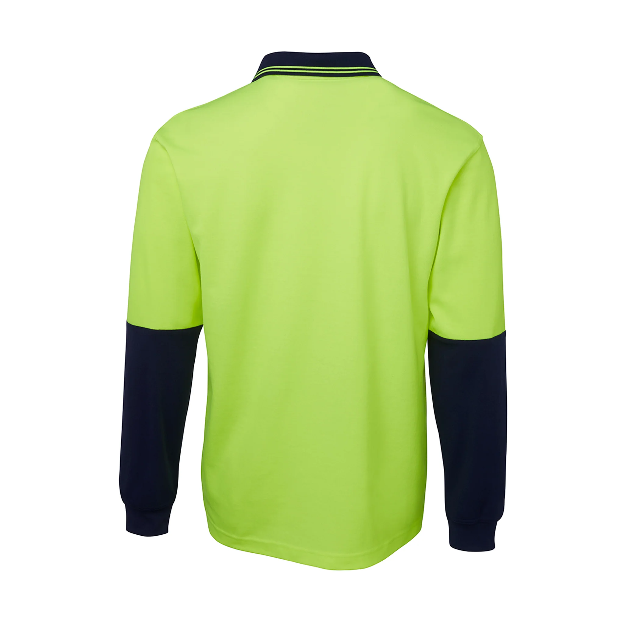 JB's Wear Hi Vis L/S Cotton Back Polo - Image 4