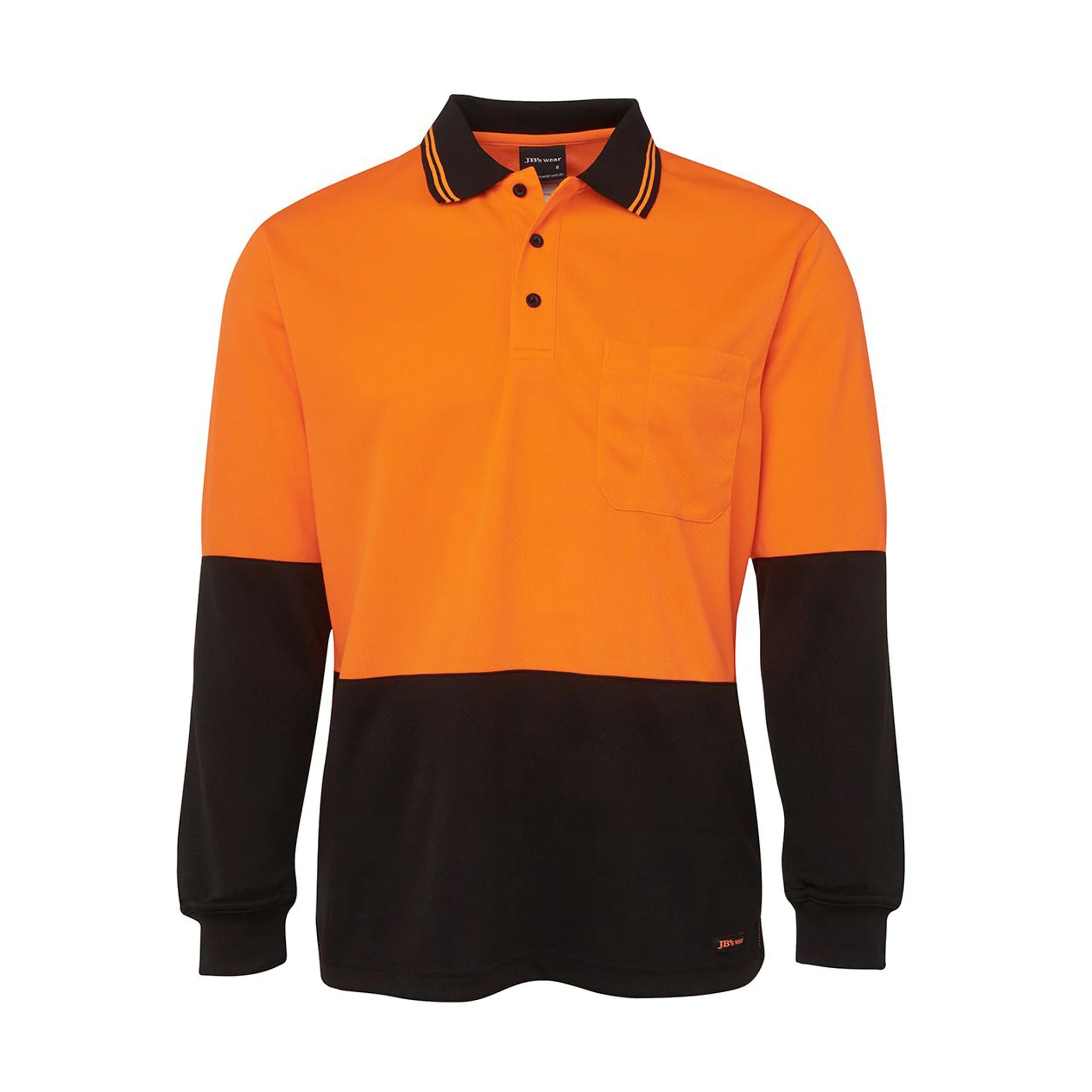 JB's Wear Hi Vis L/S Traditional Polo - Image 11