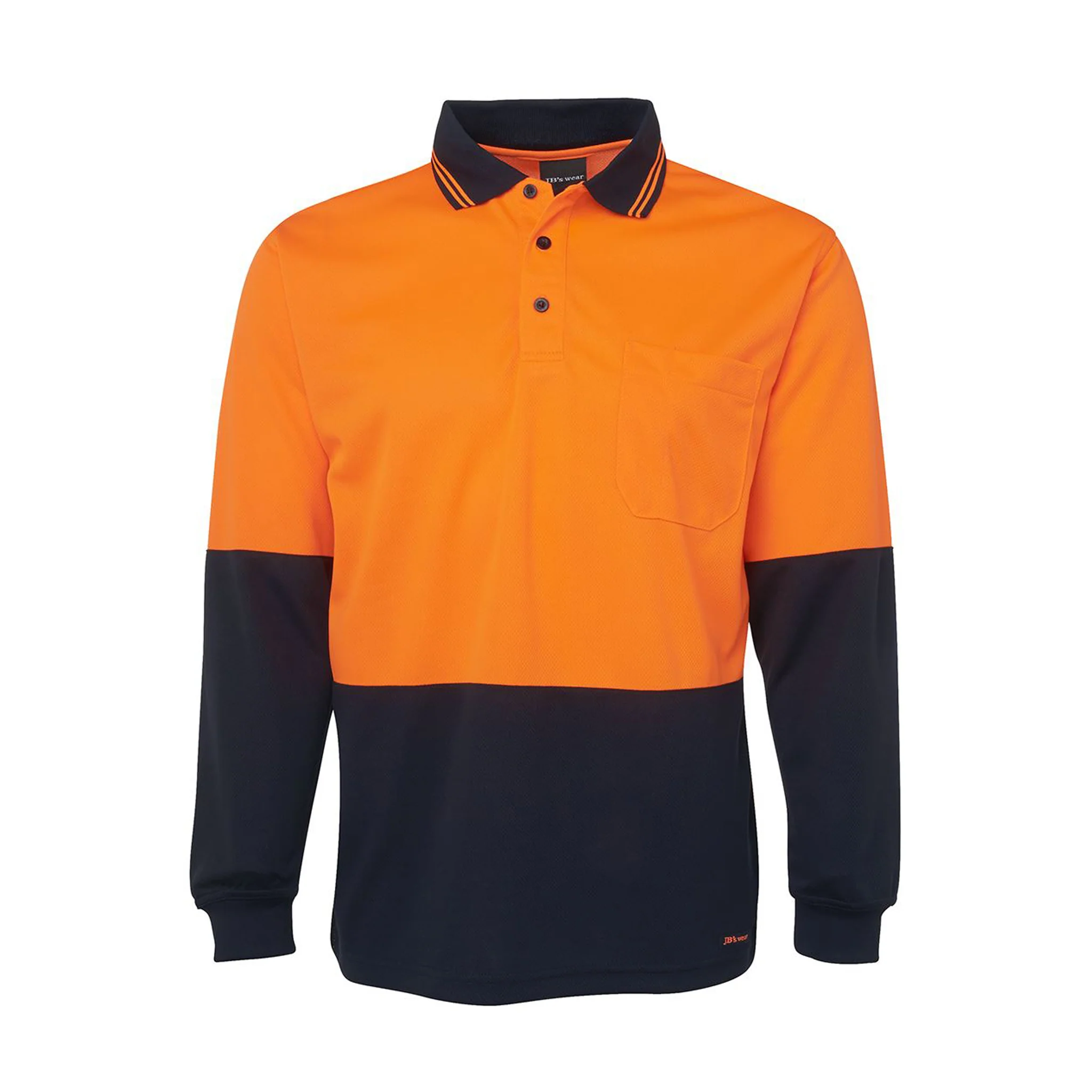 JB's Wear Hi Vis L/S Traditional Polo - Image 13
