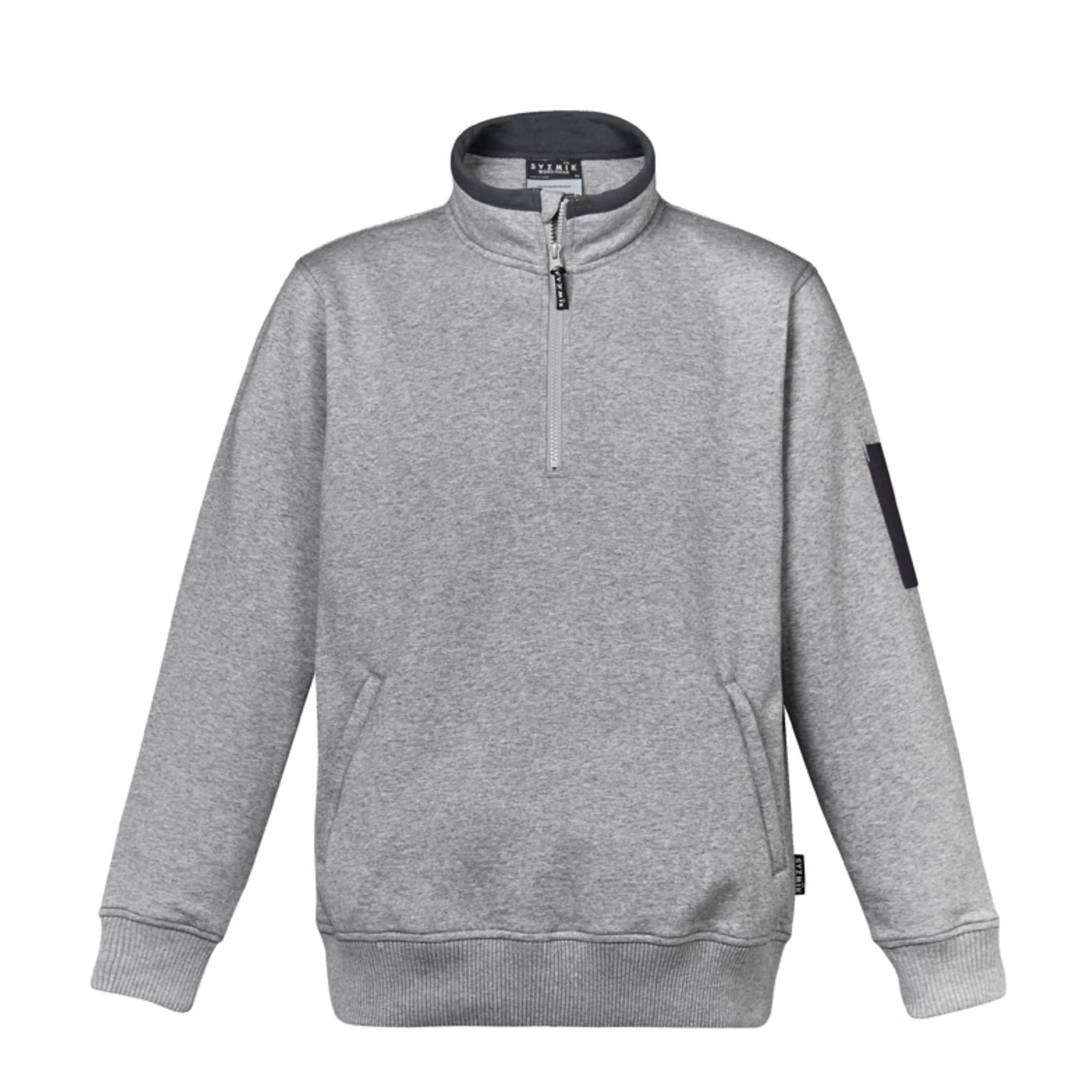 Syzmik Mens 1/4 Zip Brushed Fleece Jumper - Image 3