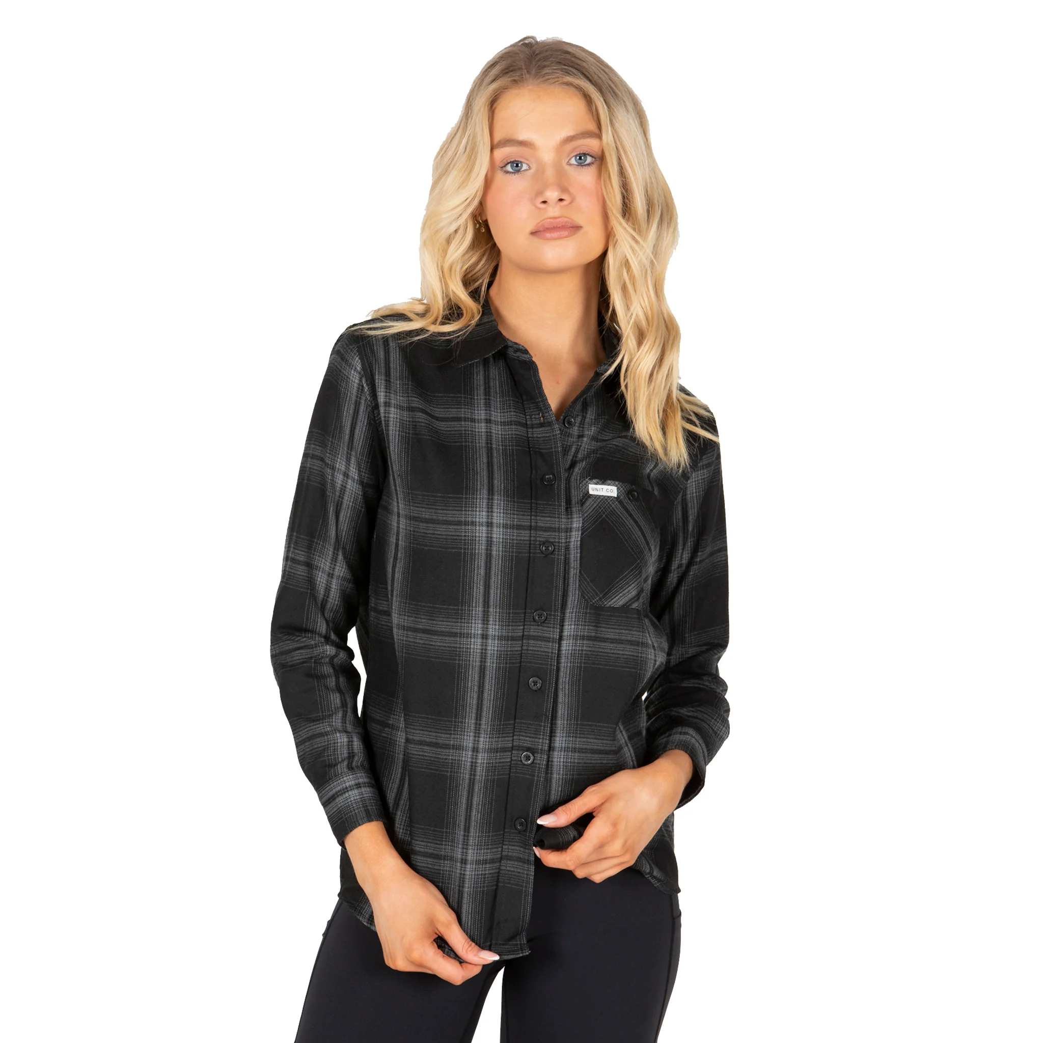 UNIT Ladies Fraser Flannel Shirt - Image 3