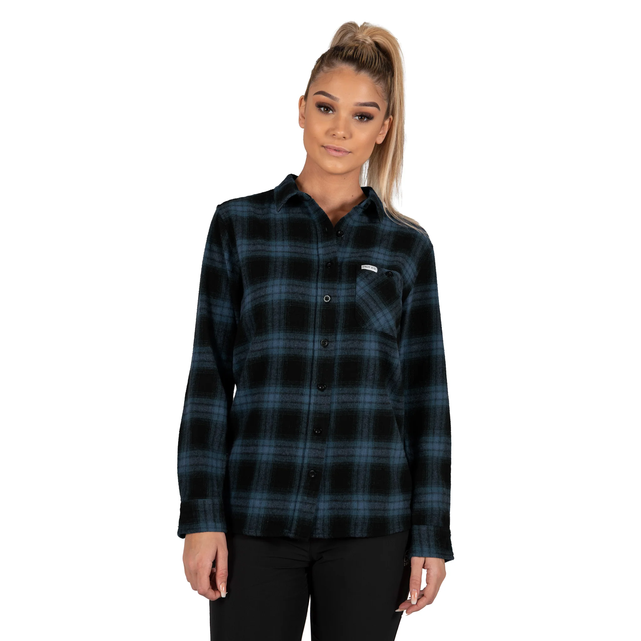 UNIT Ladies Fraser Flannel Shirt - Image 5
